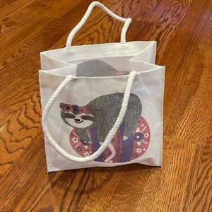 Small Sloth mini-tote bag